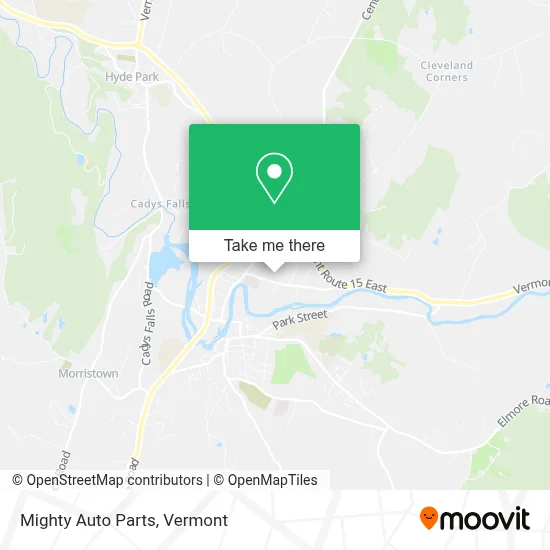 Mighty Auto Parts map