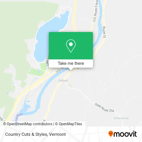 Country Cuts & Styles map