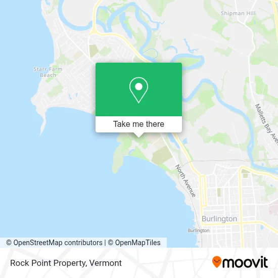 Rock Point Property map