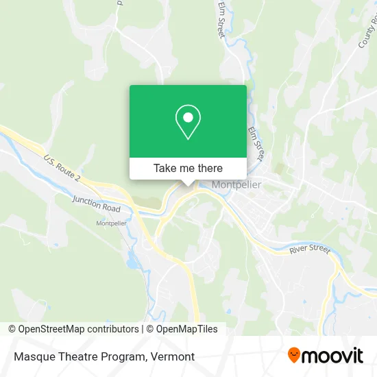 Masque Theatre Program map
