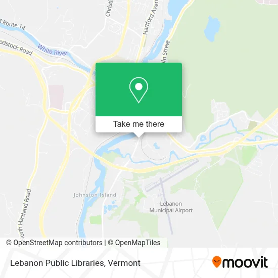 Lebanon Public Libraries map