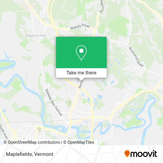 Maplefields map