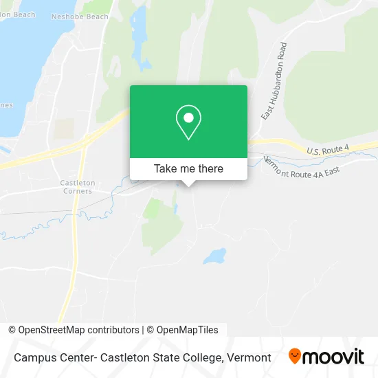 Campus Center- Castleton State College map