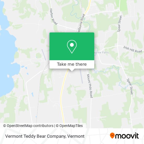 Vermont Teddy Bear Company map
