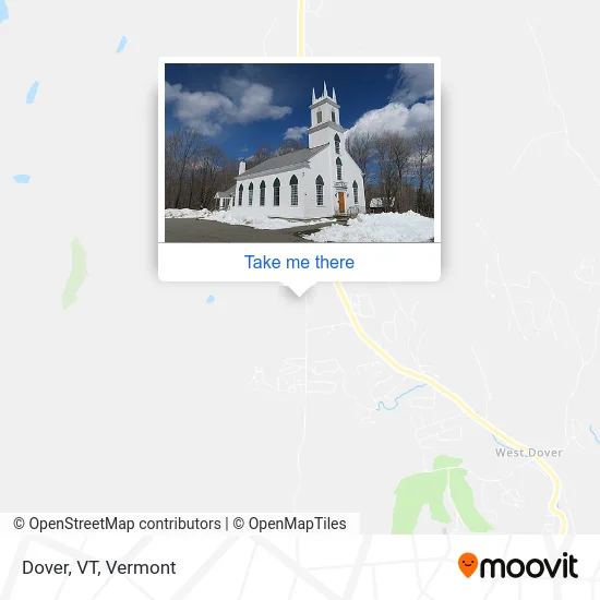 Dover, VT map