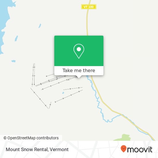 Mapa de Mount Snow Rental