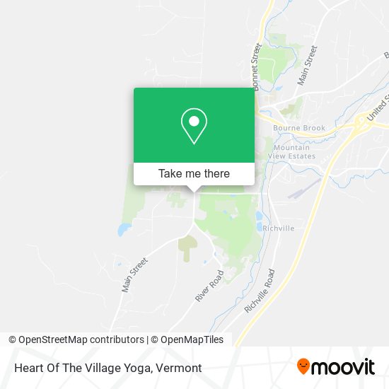 Heart Of The Village Yoga map