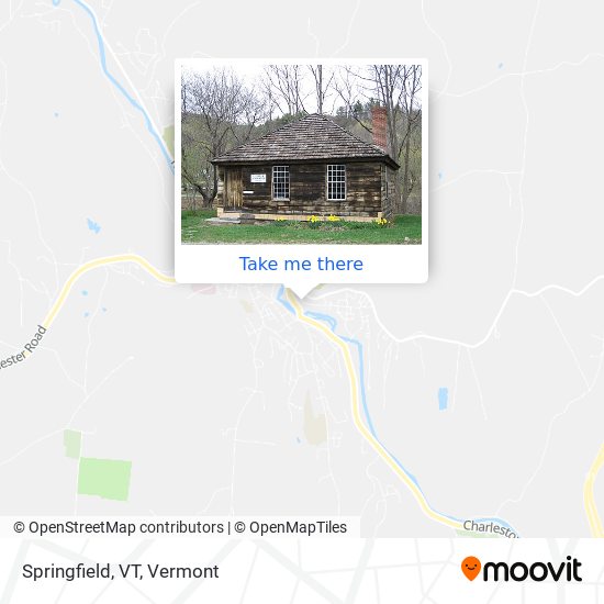 Springfield, VT map