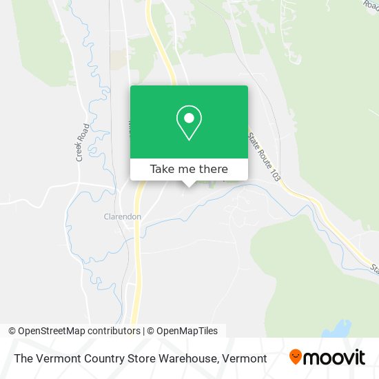 Mapa de The Vermont Country Store Warehouse