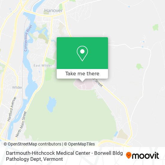 Mapa de Dartmouth-Hitchcock Medical Center - Borwell Bldg Pathology Dept