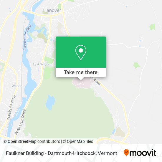 Faulkner Building - Dartmouth-Hitchcock map