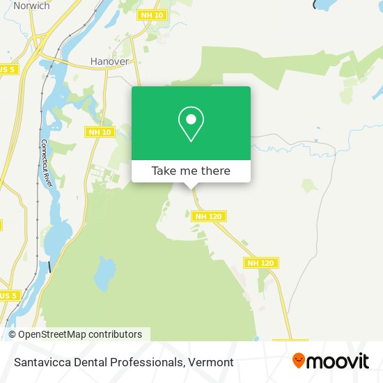 Santavicca Dental Professionals map