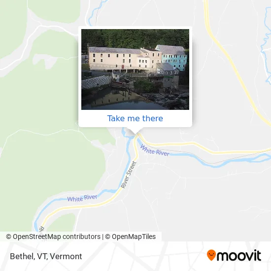 Bethel, VT map