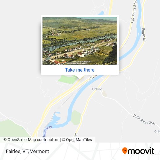 Fairlee, VT map