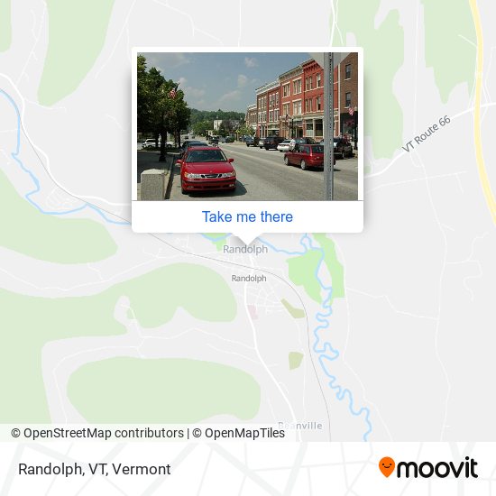 Randolph, VT map