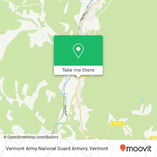 Mapa de Vermont Army National Guard Armory