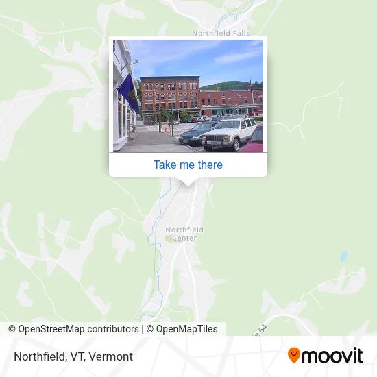 Northfield, VT map