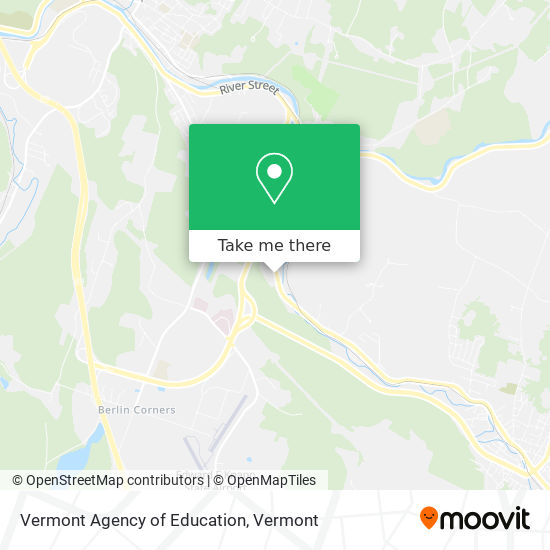 Mapa de Vermont Agency of Education