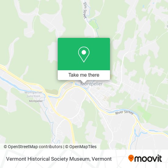 Vermont Historical Society Museum map