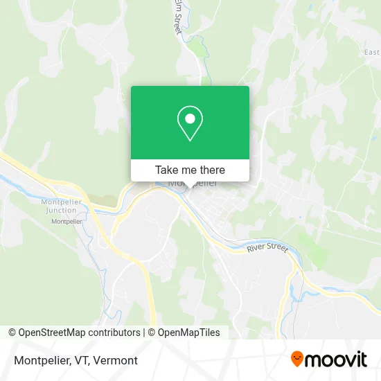 Montpelier, VT map