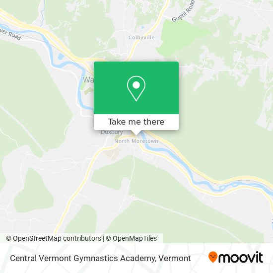 Mapa de Central Vermont Gymnastics Academy