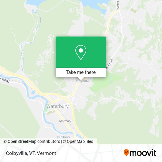 Colbyville, VT map