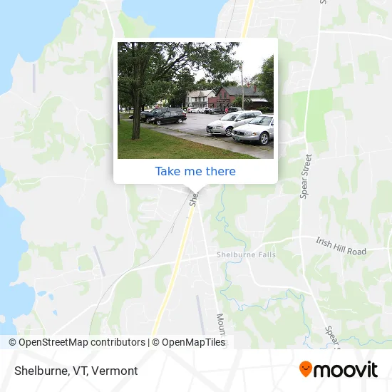 Shelburne, VT map