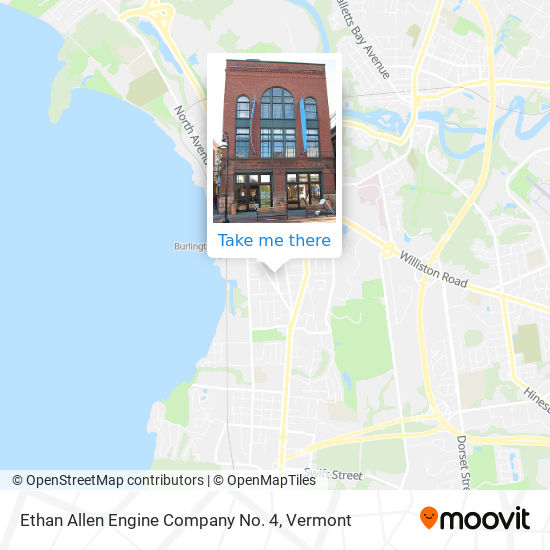 Ethan Allen Engine Company No. 4 map