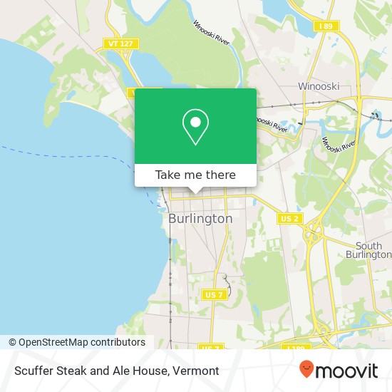 Scuffer Steak and Ale House map