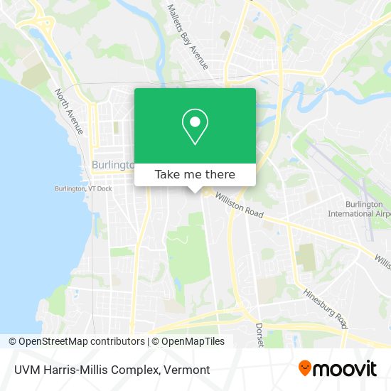 UVM Harris-Millis Complex map