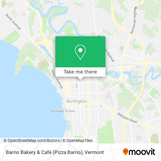 Mapa de Barrio Bakery & Café (Pizza Barrio)