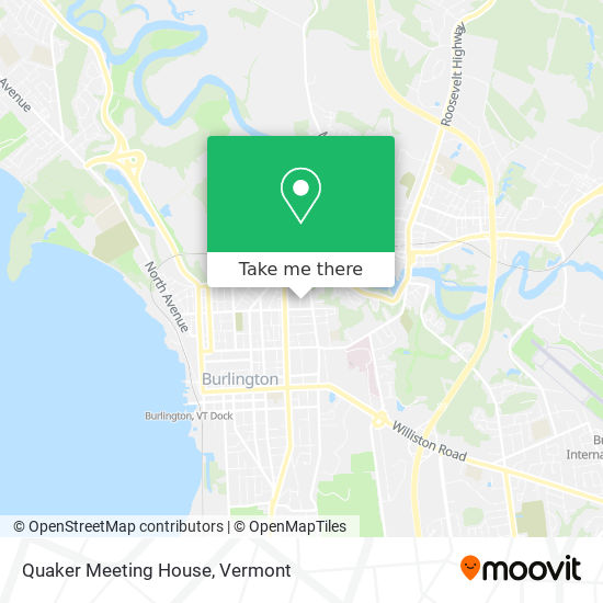 Quaker Meeting House map