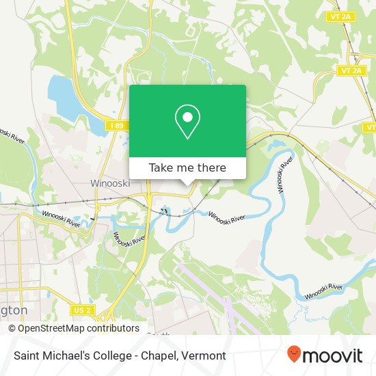 Saint Michael's College - Chapel map