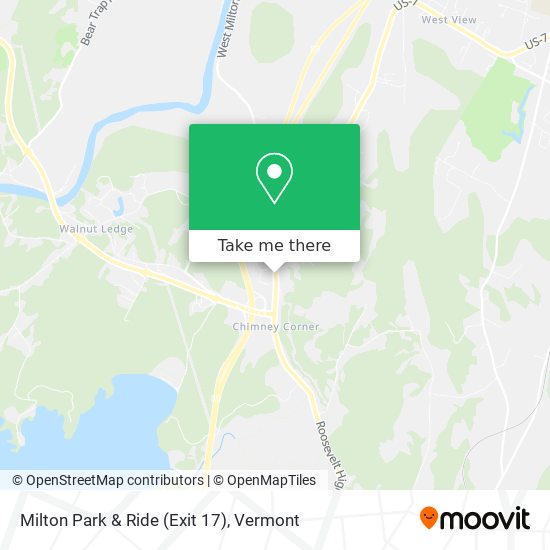 Mapa de Milton Park & Ride (Exit 17)