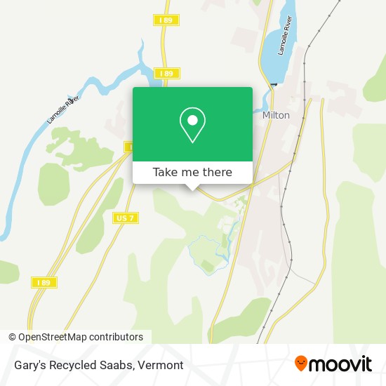 Mapa de Gary's Recycled Saabs