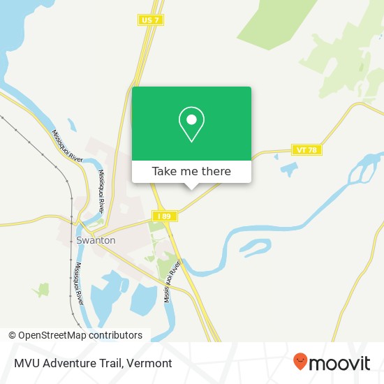 MVU Adventure Trail map