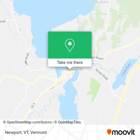 Newport, VT map