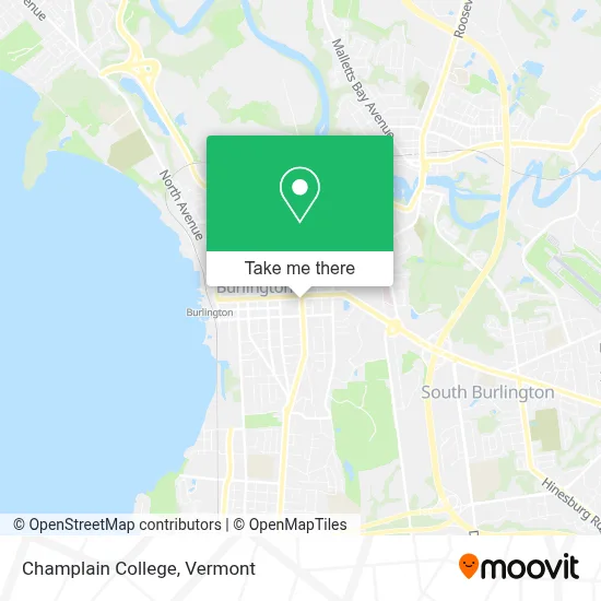 Champlain College map