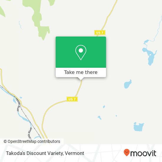 Takoda's Discount Variety, 2848 Route 7 Pownal, VT 05261 map