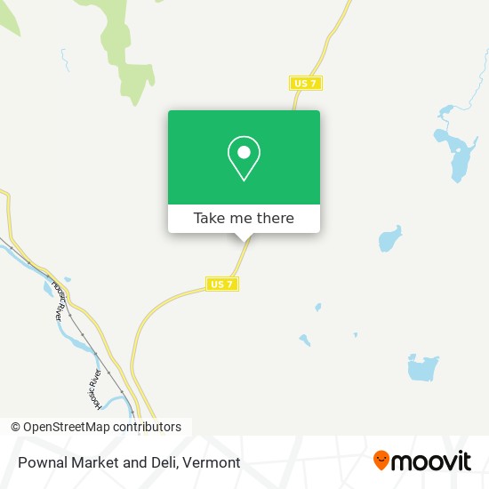 Pownal Market and Deli map