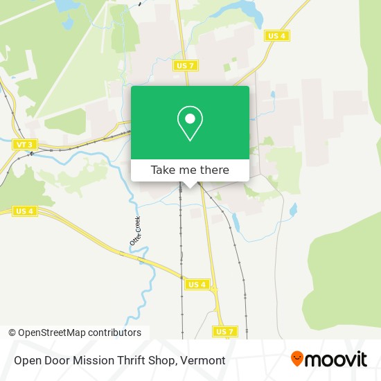 Open Door Mission Thrift Shop map