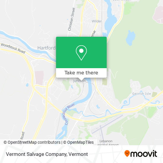 Vermont Salvage Company map