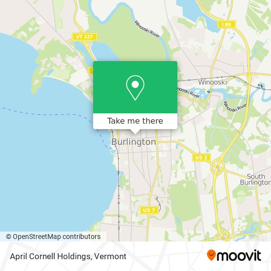 April Cornell Holdings map