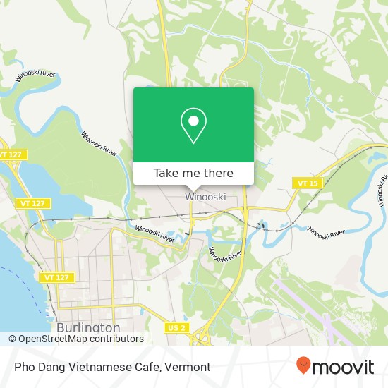 Pho Dang Vietnamese Cafe, 215 Main St Winooski, VT 05404 map