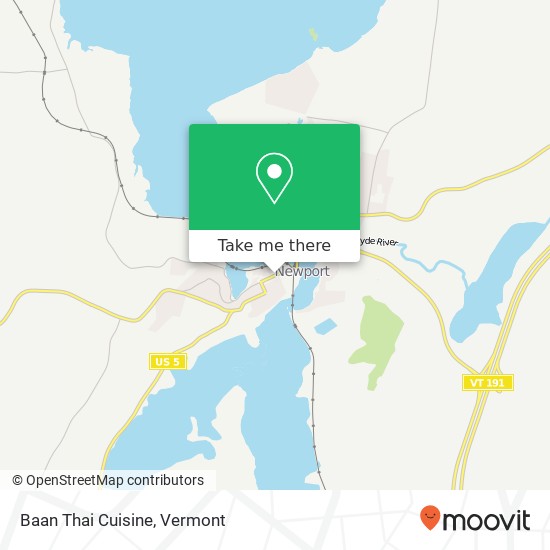 Baan Thai Cuisine, 158 Main St Newport, VT 05855 map
