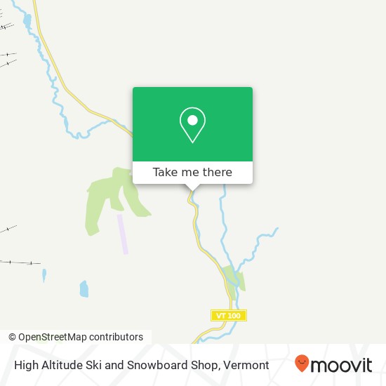 High Altitude Ski and Snowboard Shop map