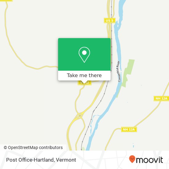 Mapa de Post Office-Hartland