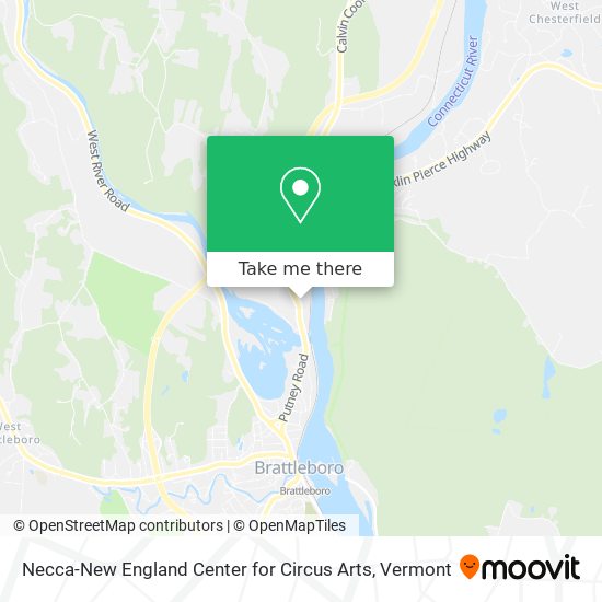 Necca-New England Center for Circus Arts map