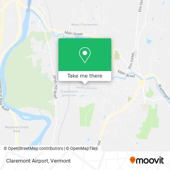 Mapa de Claremont Airport