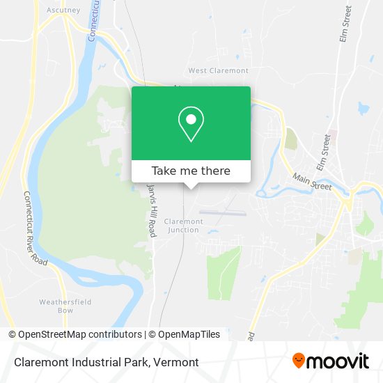 Mapa de Claremont Industrial Park